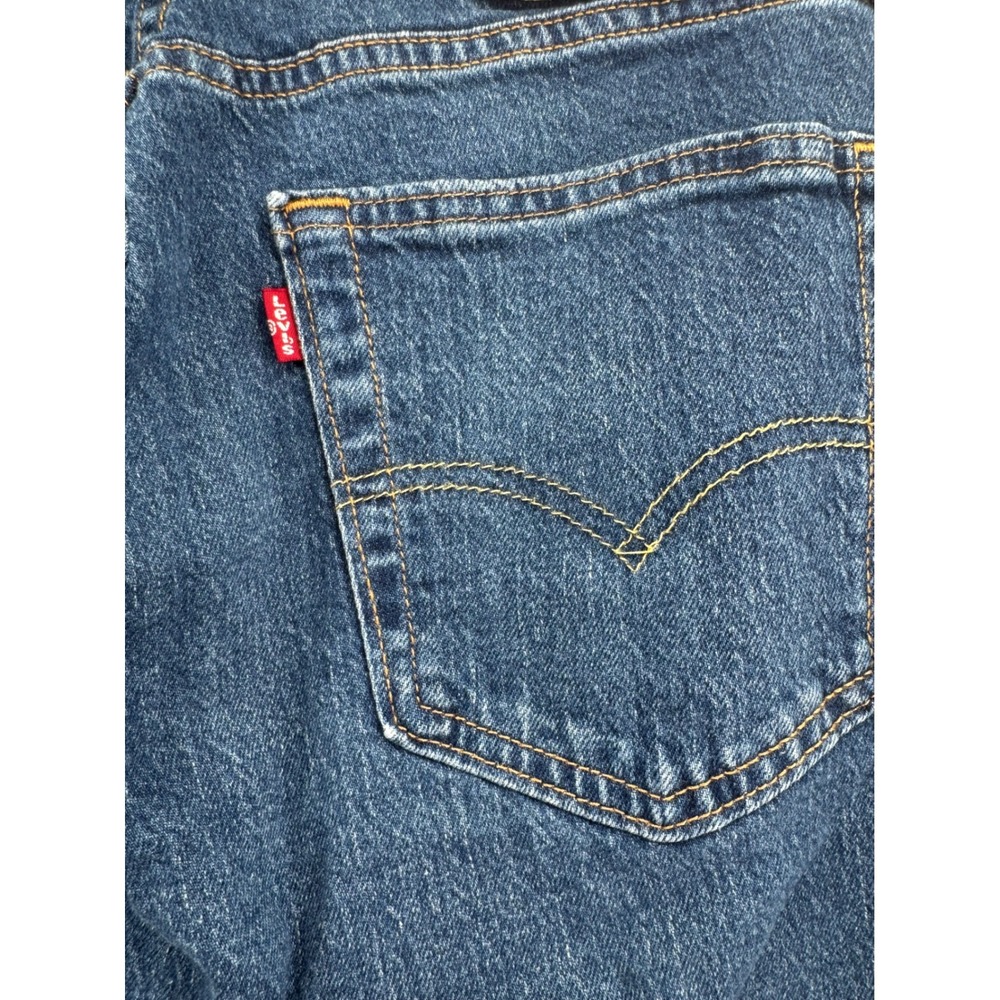 Levi 505 Regular Fit Straight Leg Jeans Mens W30 L29 Blue Denim 00505-3172 - Picture 11 of 12